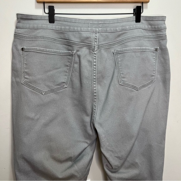 NYDJ Grey Skinny Jeans Size 16 - Picture 6 of 13